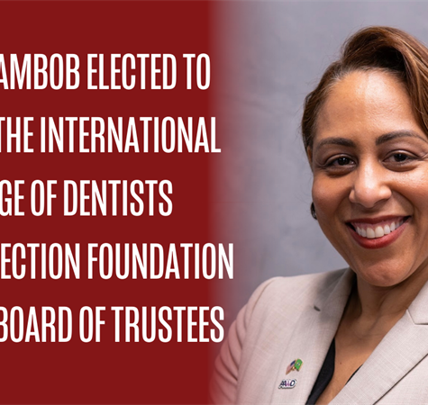 Assistant Dean Isabel Rambob, DDS, FICD, Elected to International College of Dentists Foundation Board of Trustees