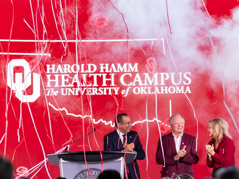 A Game Changer: Harold Hamm commits largest gift in OU history to lift health of Oklahoma, name Health Campus